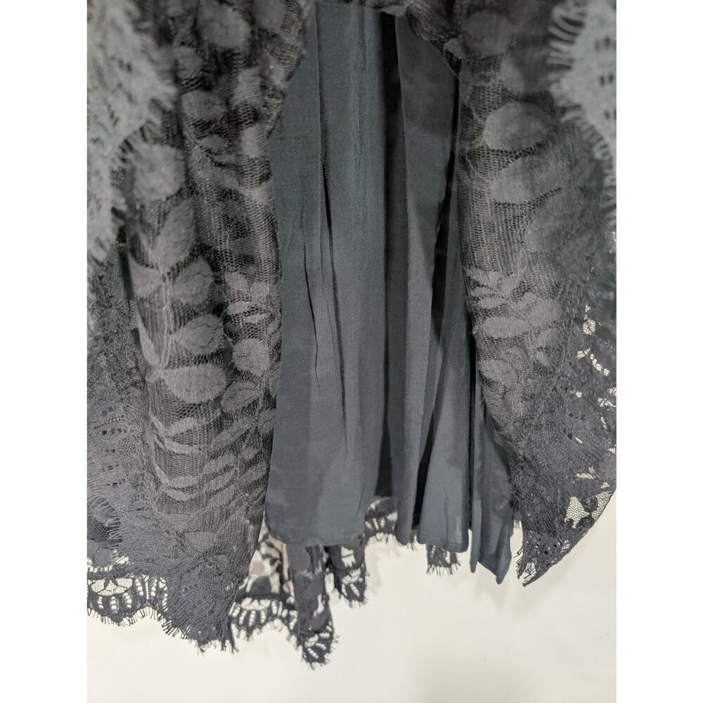 Free People Queen’s Love Lace Fit & Flare Dress Black Size 2 - Picture 4 of 7